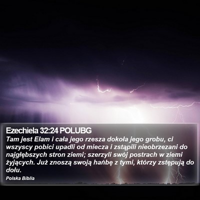 Ezechiela 32:24 POLUBG Bible Verse Image