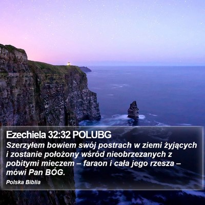 Ezechiela 32:32 POLUBG Bible Verse Image