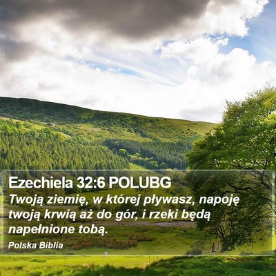 Ezechiela 32:6 POLUBG Bible Verse Image