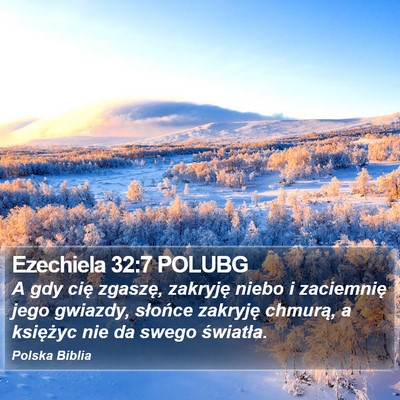 Ezechiela 32:7 POLUBG Bible Verse Image