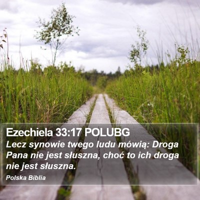 Ezechiela 33:17 POLUBG Bible Verse Image