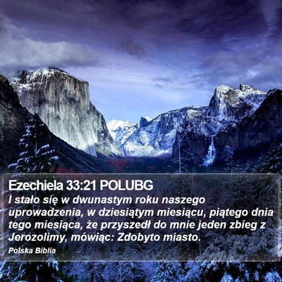 Ezechiela 33:21 POLUBG Bible Verse Image