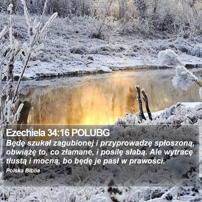 Ezechiela 34:16 POLUBG Bible Verse Image