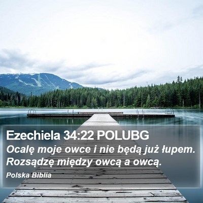 Ezechiela 34:22 POLUBG Bible Verse Image