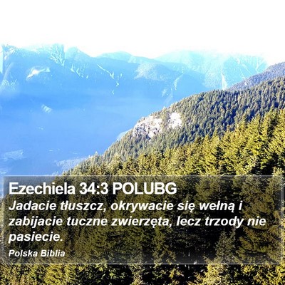 Ezechiela 34:3 POLUBG Bible Verse Image