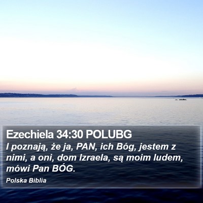 Ezechiela 34:30 POLUBG Bible Verse Image