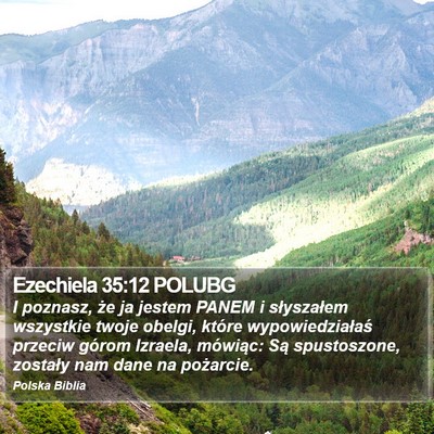 Ezechiela 35:12 POLUBG Bible Verse Image