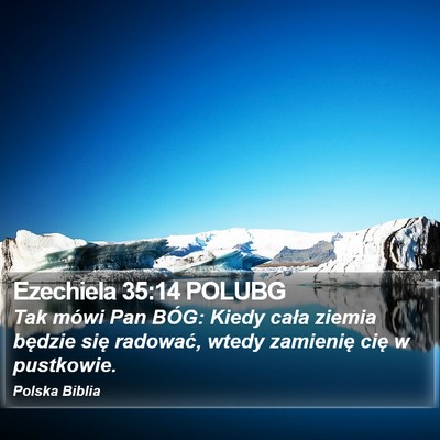 Ezechiela 35:14 POLUBG Bible Verse Image