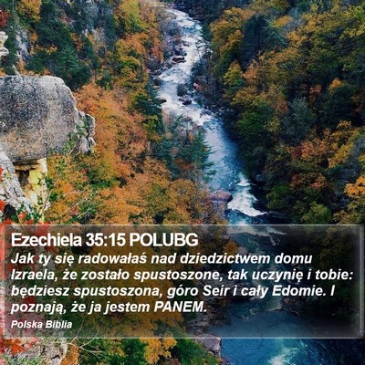 Ezechiela 35:15 POLUBG Bible Verse Image