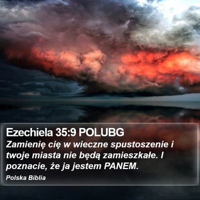 Ezechiela 35:9 POLUBG Bible Verse Image