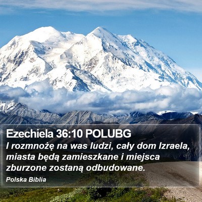 Ezechiela 36:10 POLUBG Bible Verse Image