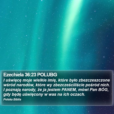 Ezechiela 36:23 POLUBG Bible Verse Image