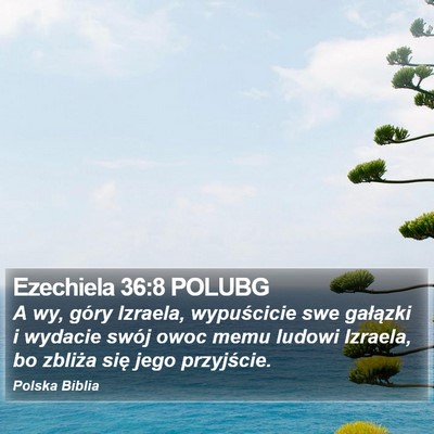 Ezechiela 36:8 POLUBG Bible Verse Image