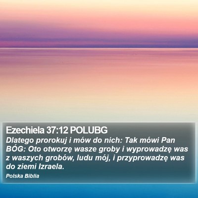 Ezechiela 37:12 POLUBG Bible Verse Image