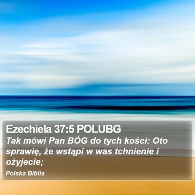 Ezechiela 37:5 POLUBG Bible Verse Image