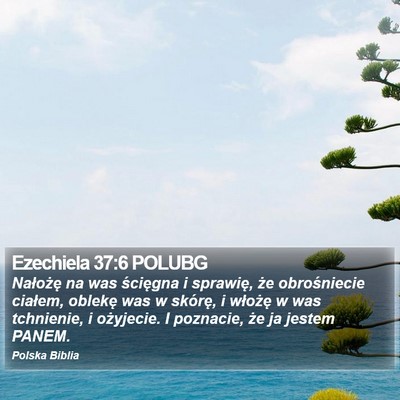 Ezechiela 37:6 POLUBG Bible Verse Image
