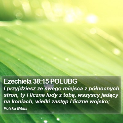 Ezechiela 38:15 POLUBG Bible Verse Image