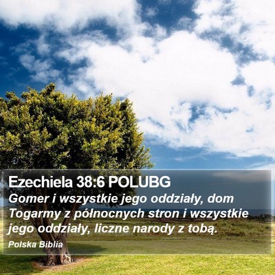 Ezechiela 38:6 POLUBG Bible Verse Image