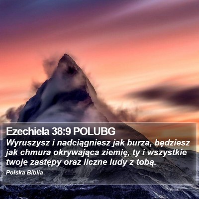Ezechiela 38:9 POLUBG Bible Verse Image