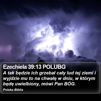 Ezechiela 39:13 POLUBG Bible Verse Image