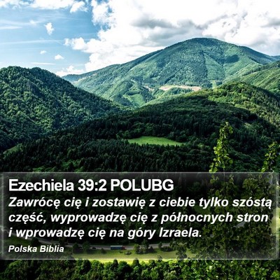 Ezechiela 39:2 POLUBG Bible Verse Image
