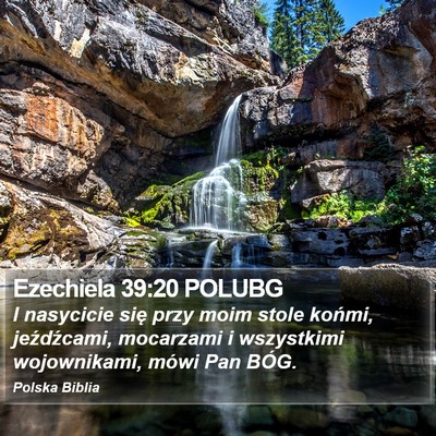 Ezechiela 39:20 POLUBG Bible Verse Image