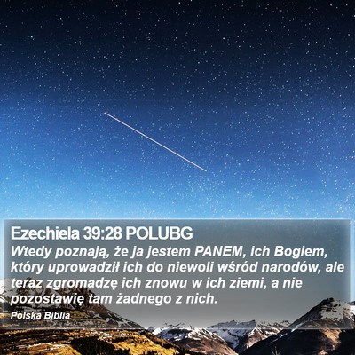 Ezechiela 39:28 POLUBG Bible Verse Image