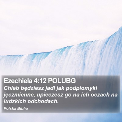 Ezechiela 4:12 POLUBG Bible Verse Image