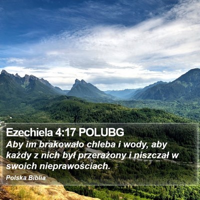 Ezechiela 4:17 POLUBG Bible Verse Image