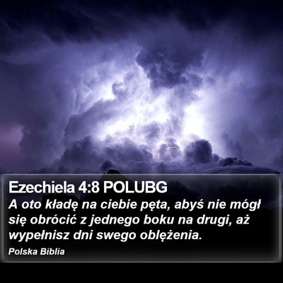 Ezechiela 4:8 POLUBG Bible Verse Image