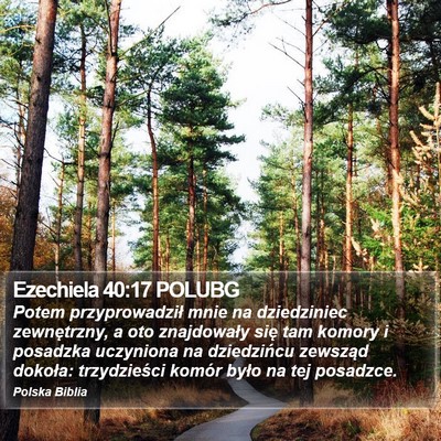 Ezechiela 40:17 POLUBG Bible Verse Image