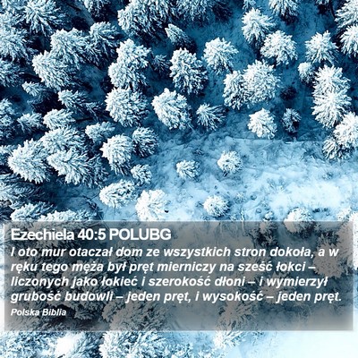 Ezechiela 40:5 POLUBG Bible Verse Image