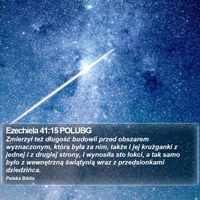 Ezechiela 41:15 POLUBG Bible Verse Image