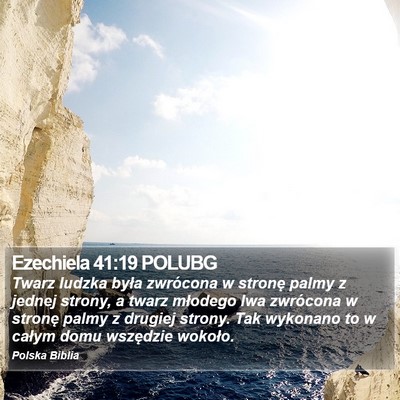 Ezechiela 41:19 POLUBG Bible Verse Image