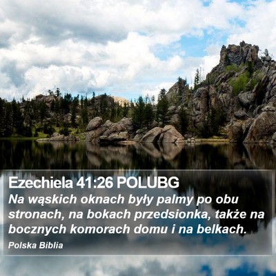 Ezechiela 41:26 POLUBG Bible Verse Image