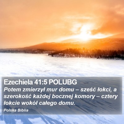 Ezechiela 41:5 POLUBG Bible Verse Image