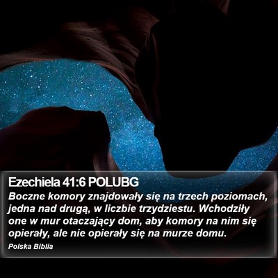 Ezechiela 41:6 POLUBG Bible Verse Image