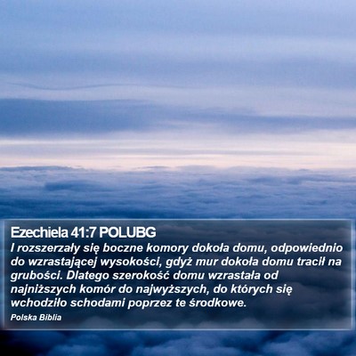 Ezechiela 41:7 POLUBG Bible Verse Image