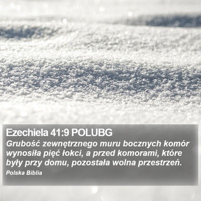 Ezechiela 41:9 POLUBG Bible Verse Image