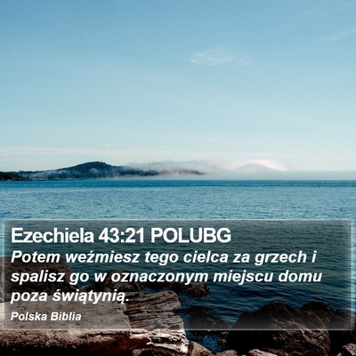 Ezechiela 43:21 POLUBG Bible Verse Image