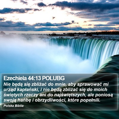 Ezechiela 44:13 POLUBG Bible Verse Image