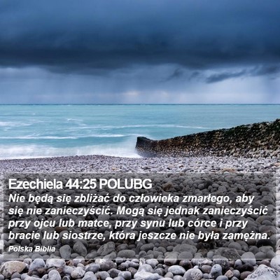 Ezechiela 44:25 POLUBG Bible Verse Image