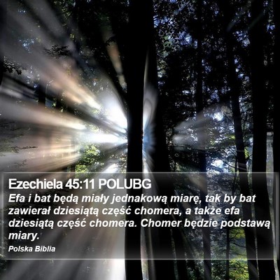 Ezechiela 45:11 POLUBG Bible Verse Image
