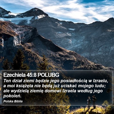 Ezechiela 45:8 POLUBG Bible Verse Image