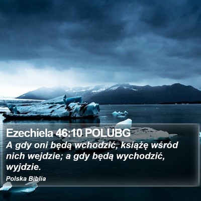 Ezechiela 46:10 POLUBG Bible Verse Image