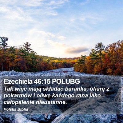 Ezechiela 46:15 POLUBG Bible Verse Image
