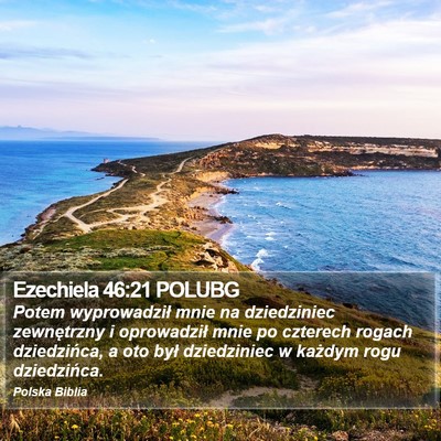 Ezechiela 46:21 POLUBG Bible Verse Image