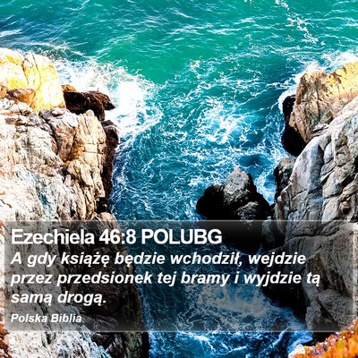 Ezechiela 46:8 POLUBG Bible Verse Image