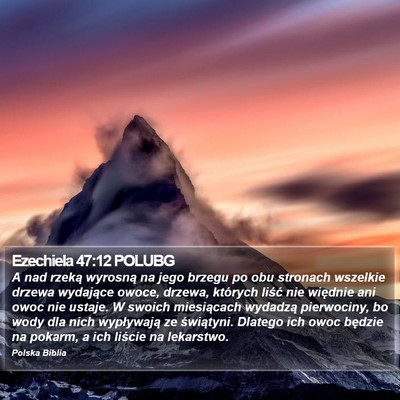 Ezechiela 47:12 POLUBG Bible Verse Image