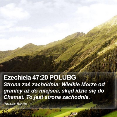 Ezechiela 47:20 POLUBG Bible Verse Image